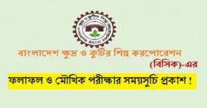 BSCIC Job