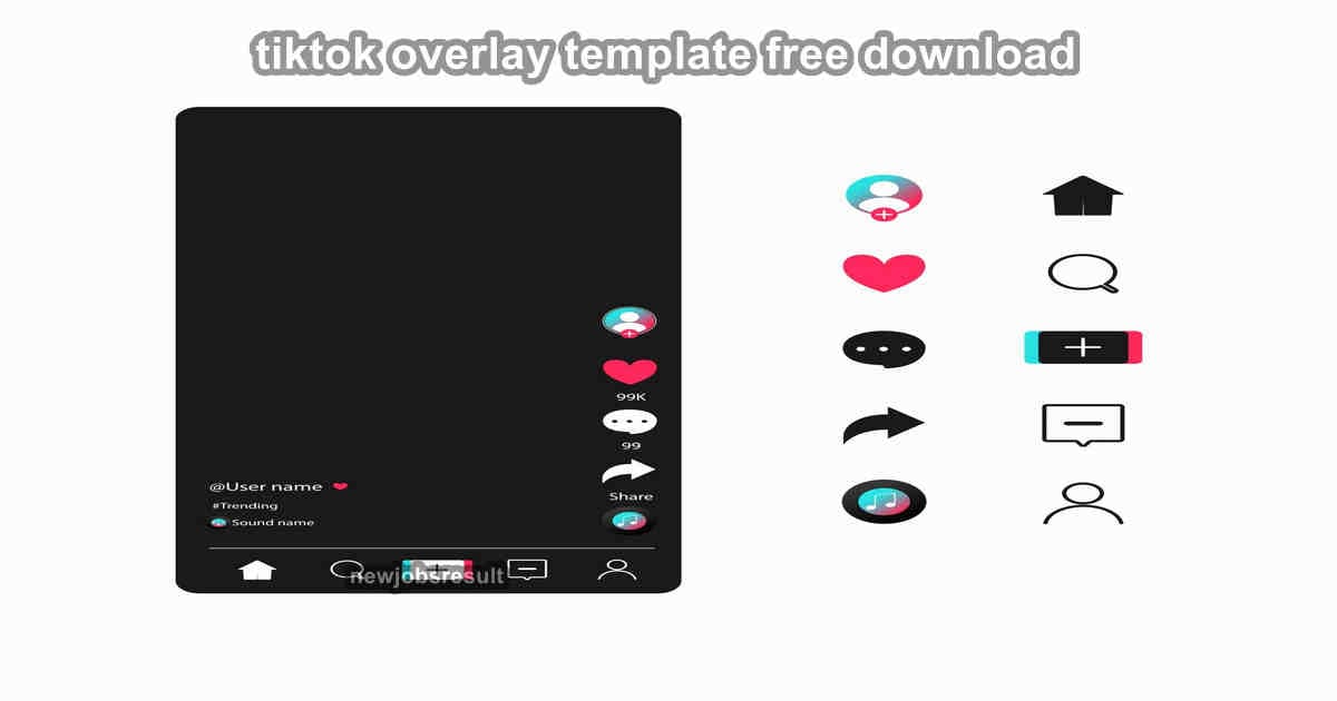  tiktok Overlay Template Free Download For You