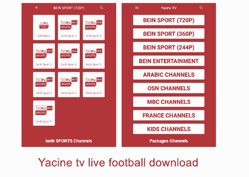 yacine tv live football download iphone