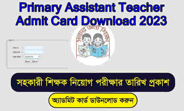 Primary School Teacher Admit Card