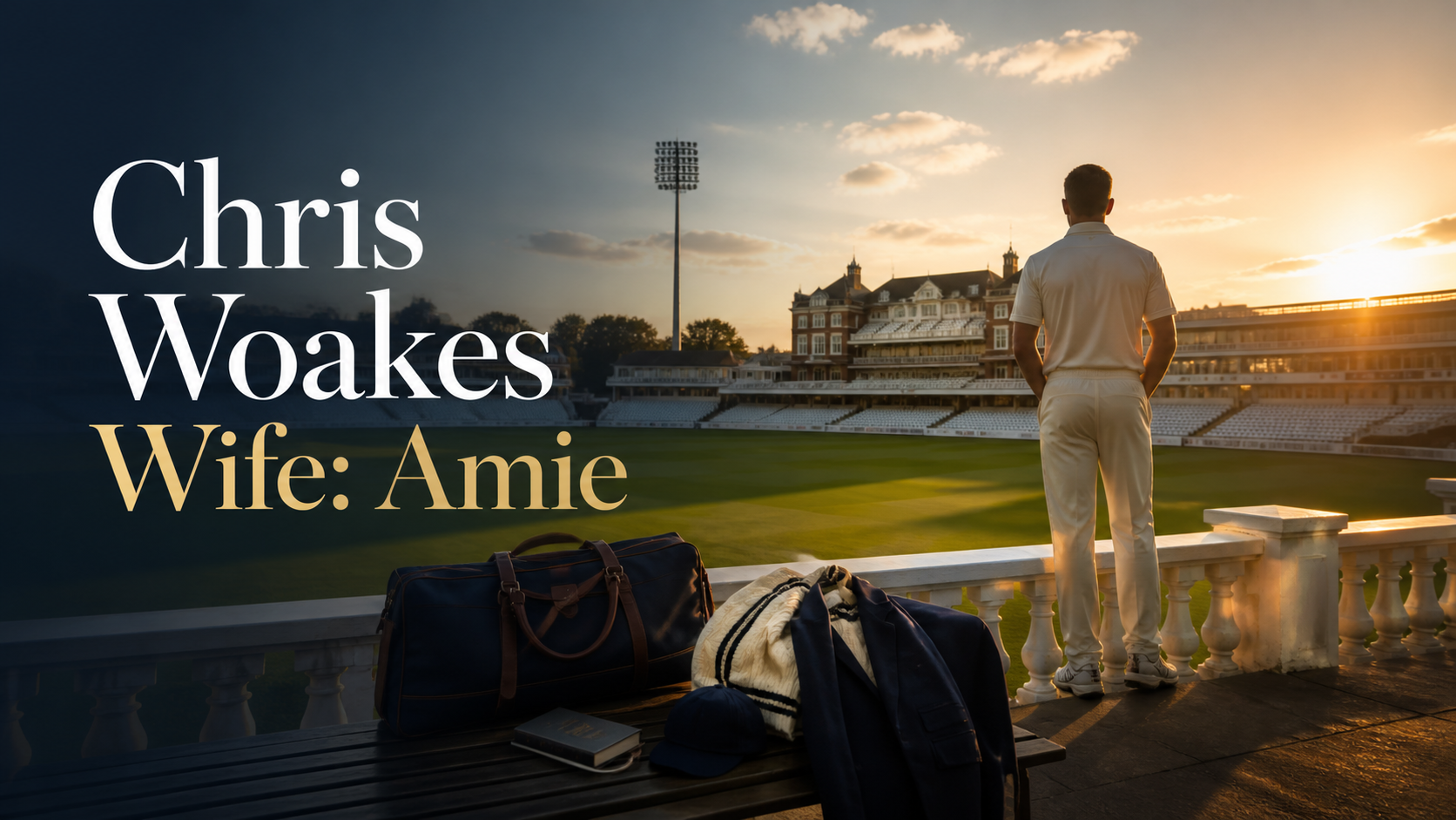 Chris Woakes wife Amie Louise marriage and career cover