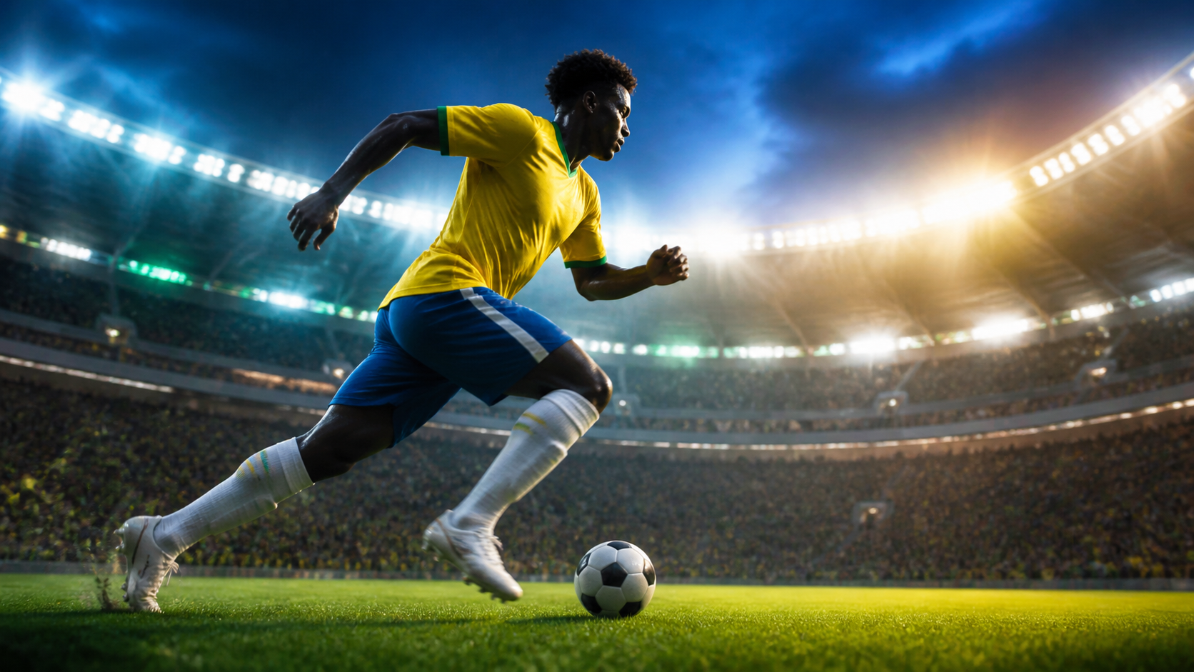 Brazilian football striker illustration for Endrick biography