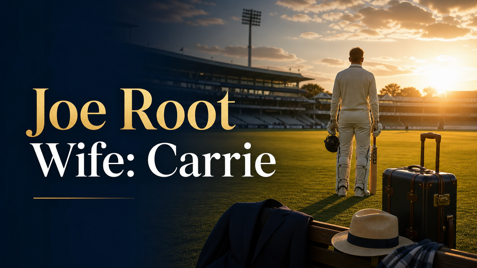 Joe Root wife Carrie Cotterell marriage and family cover