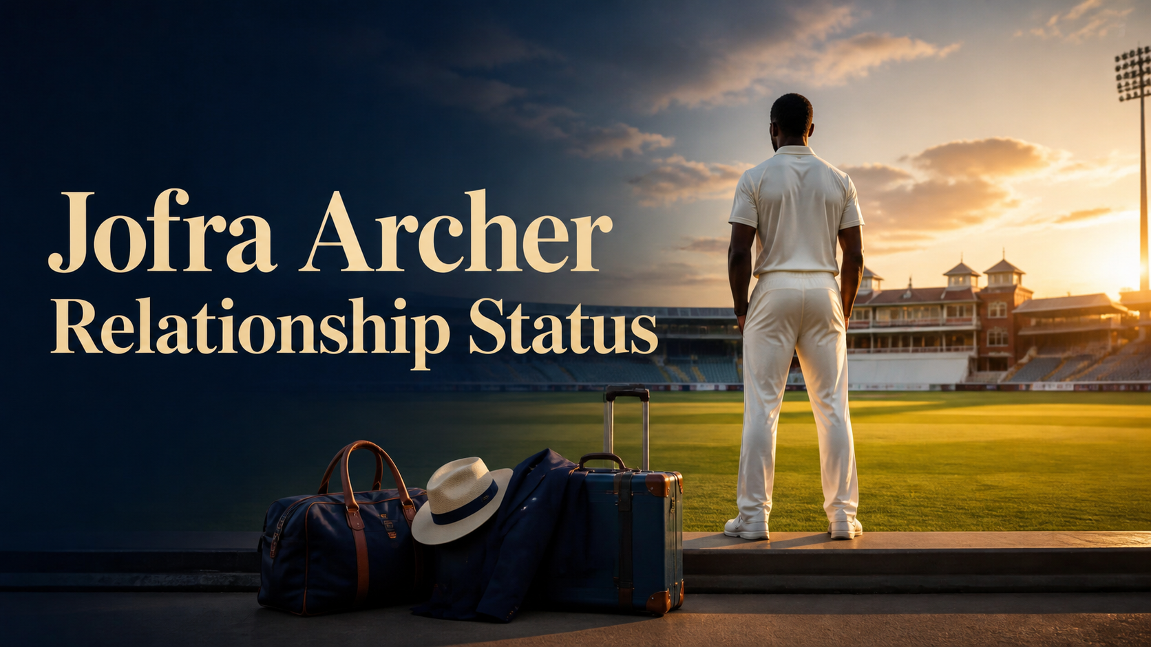 Jofra Archer relationship status editorial cricket cover