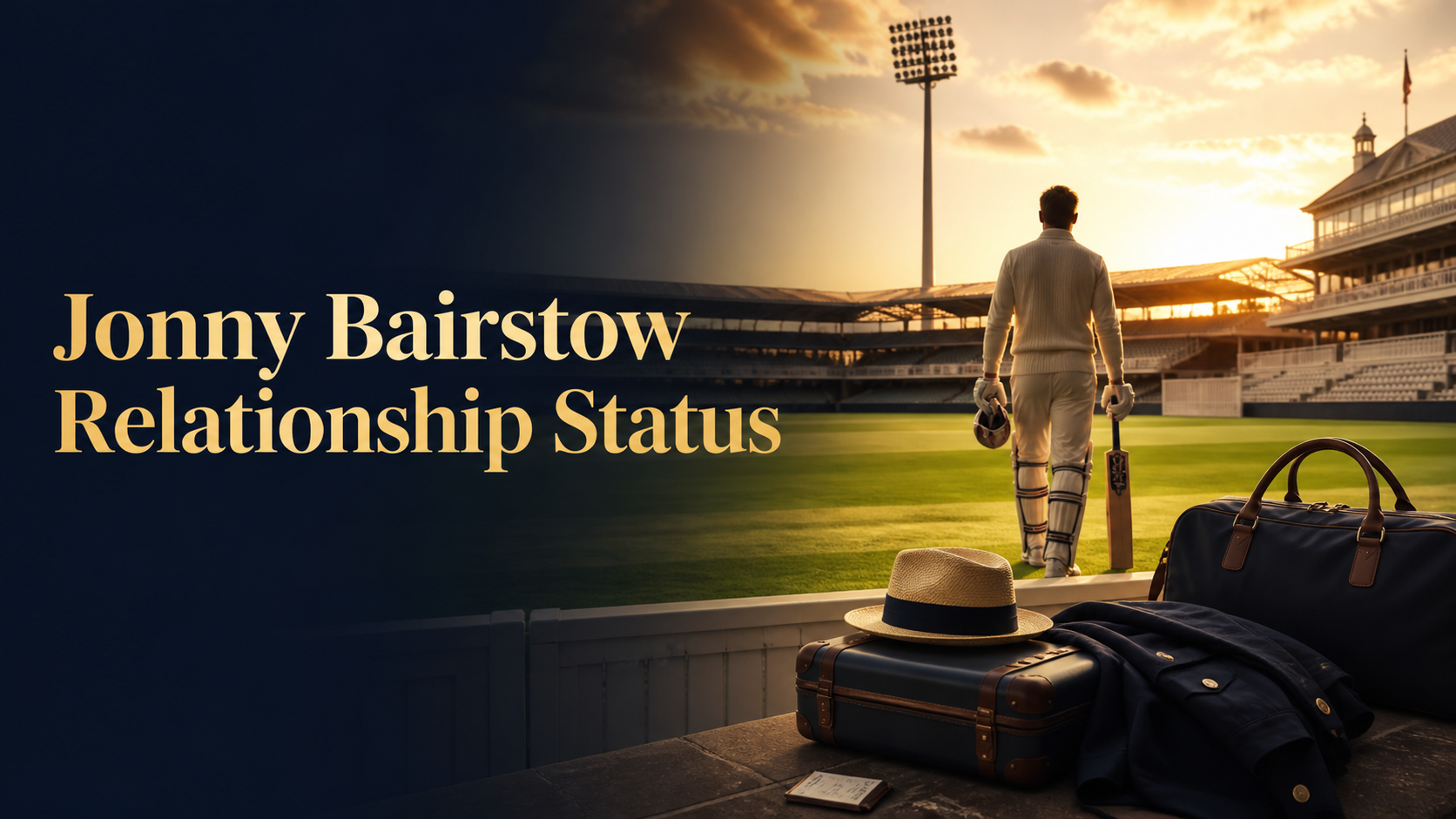 Editorial cricket cover explaining Jonny Bairstow relationship status