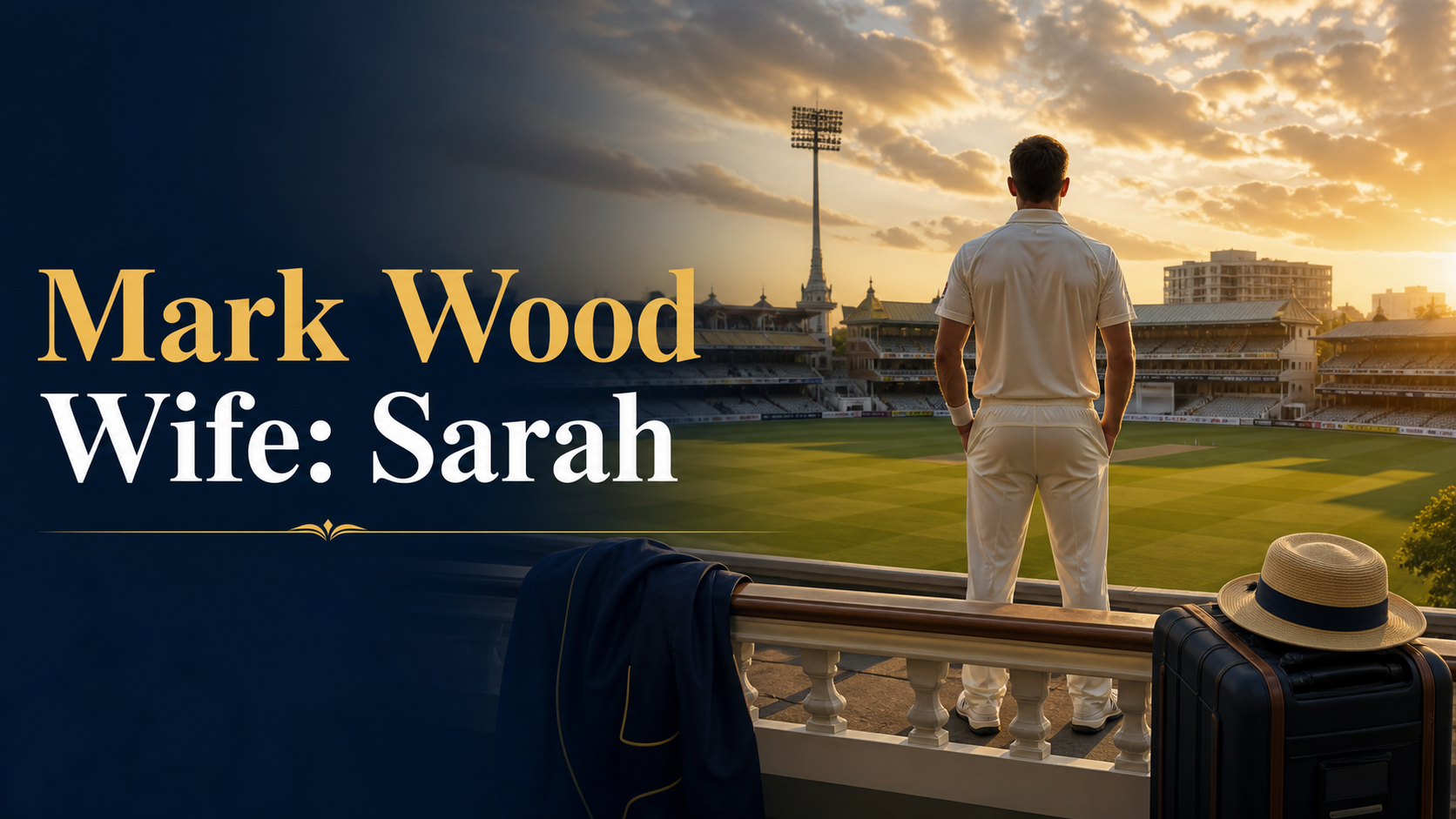 Mark Wood wife Sarah Lonsdale editorial profile cover