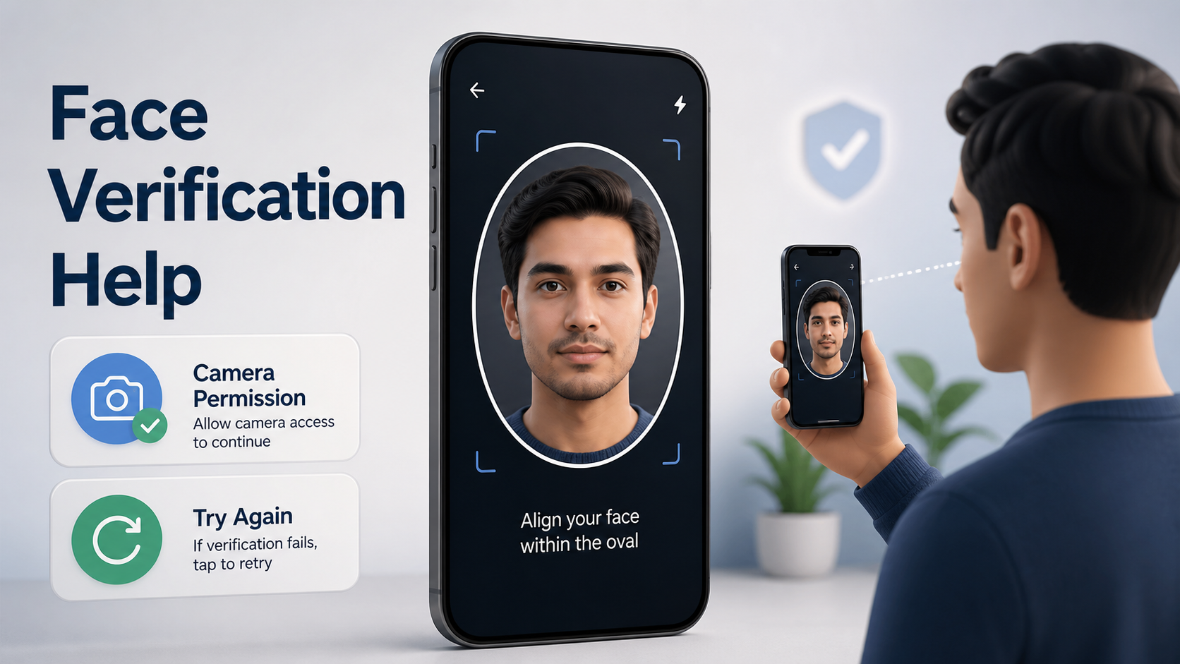 NID Wallet face verification সমস্যা সমাধানে camera permission এবং face alignment
