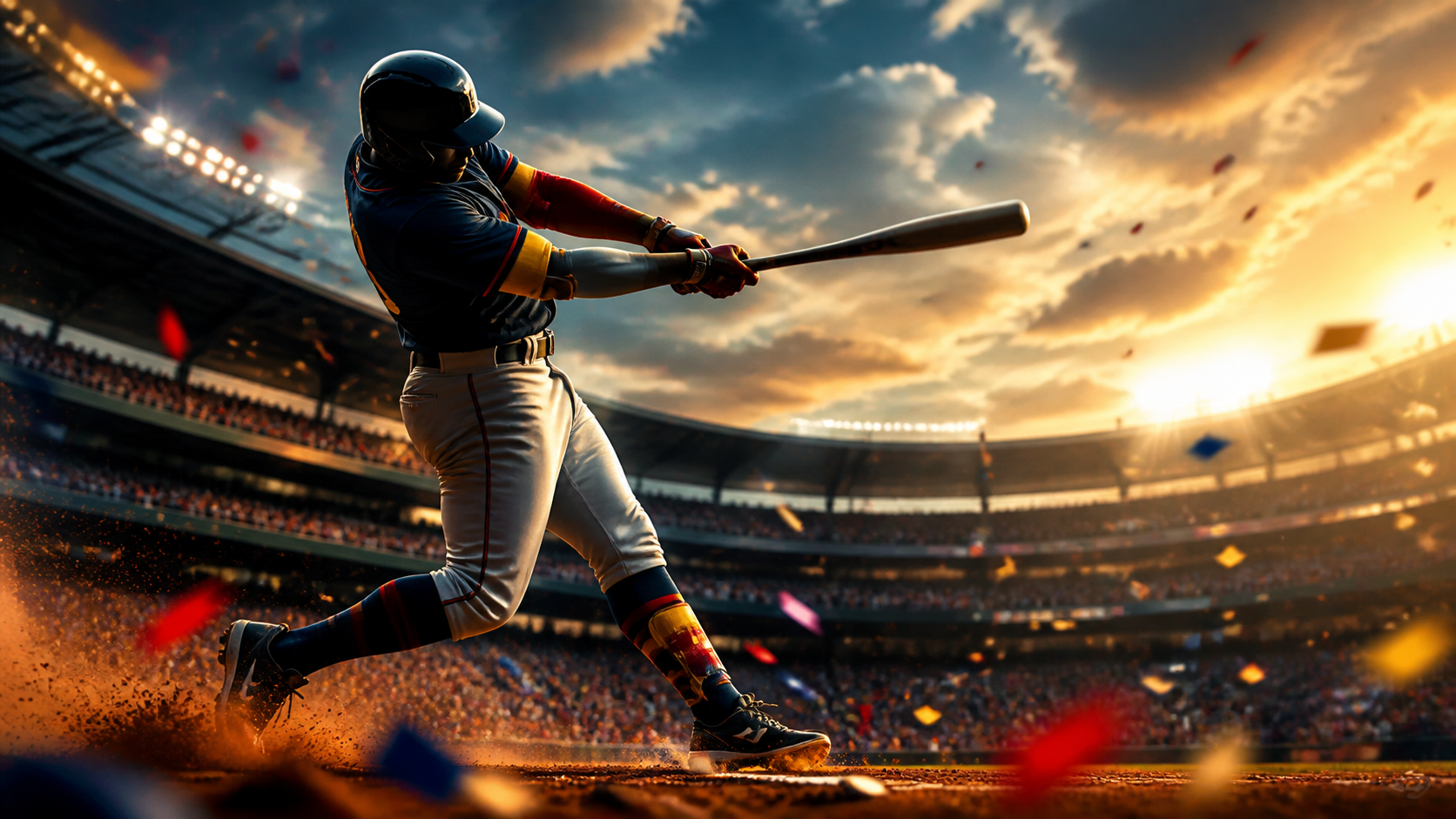 Baseball outfielder illustration for Ronald Acuna Jr biography