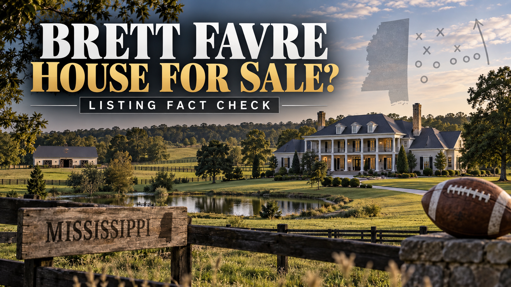 Brett Favre house for sale listing fact check