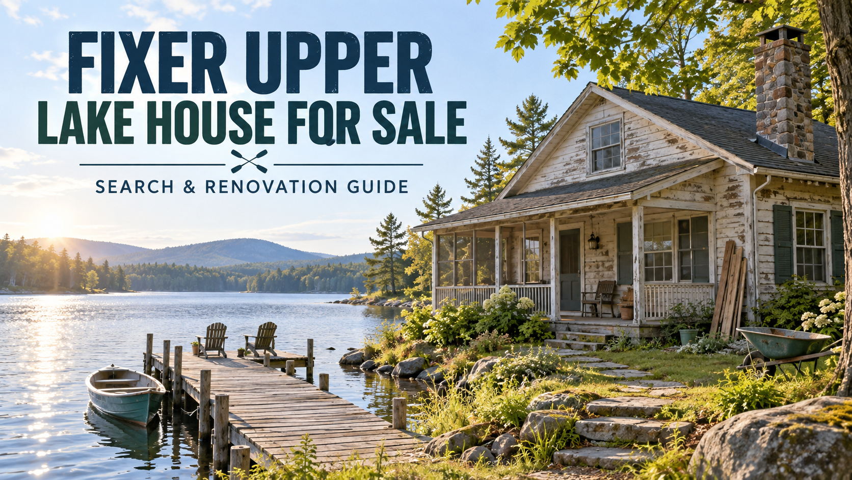 Fixer upper lake house for sale search and renovation guide