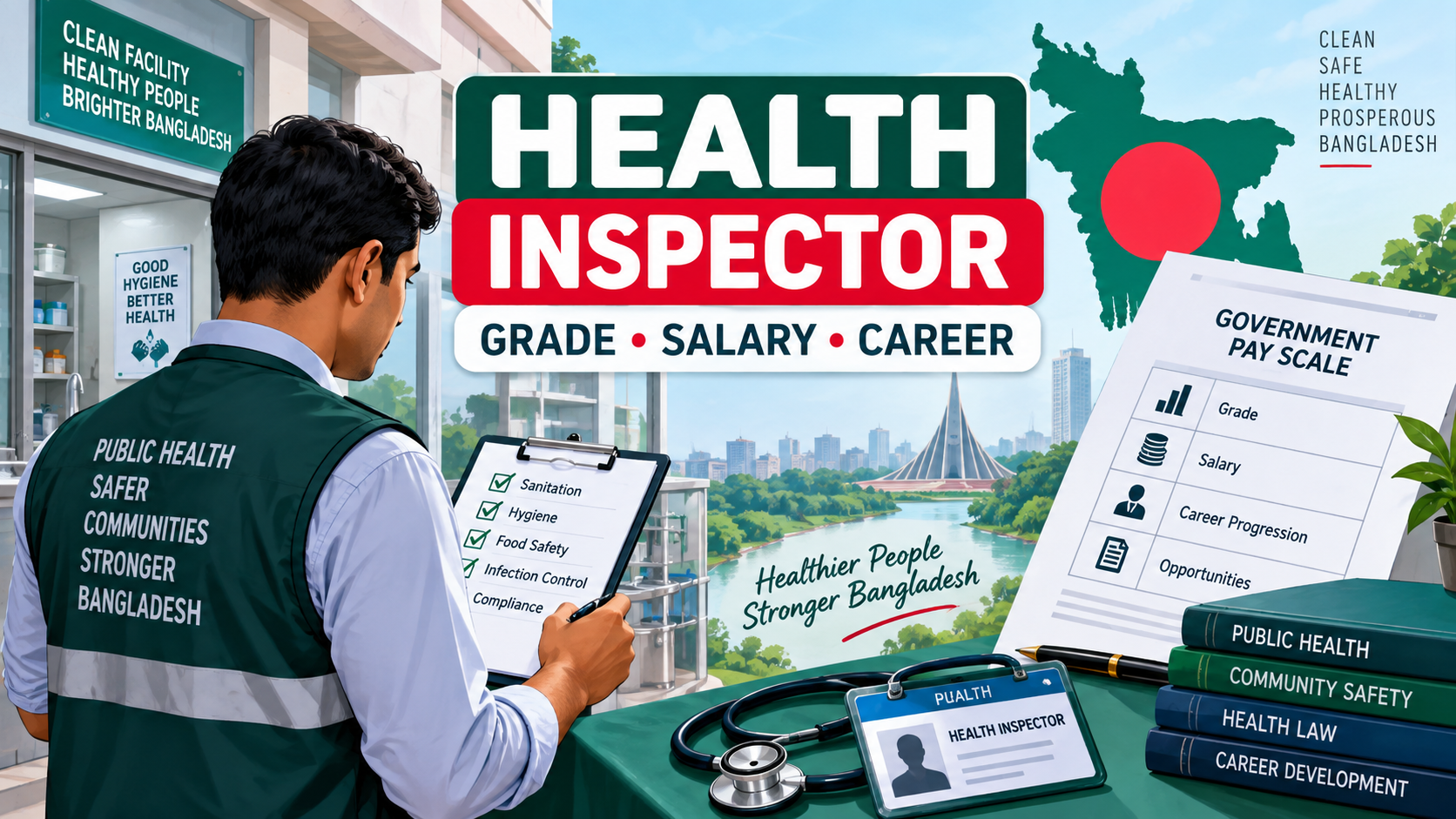 Health Inspector grade salary and career in Bangladesh
