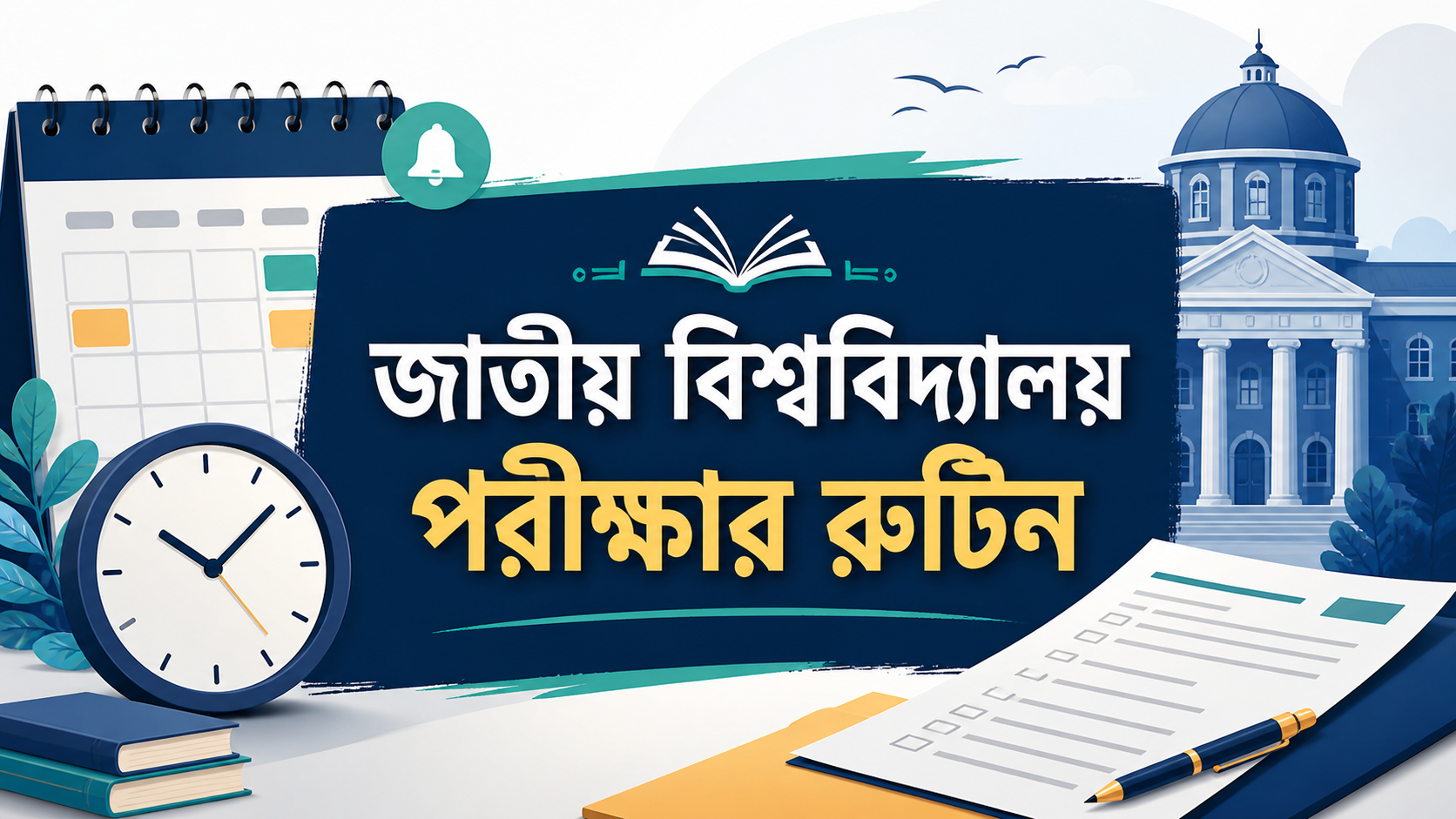জাতীয় বিশ্ববিদ্যালয়ের পরীক্ষার রুটিন ও সংশোধিত সময়সূচি